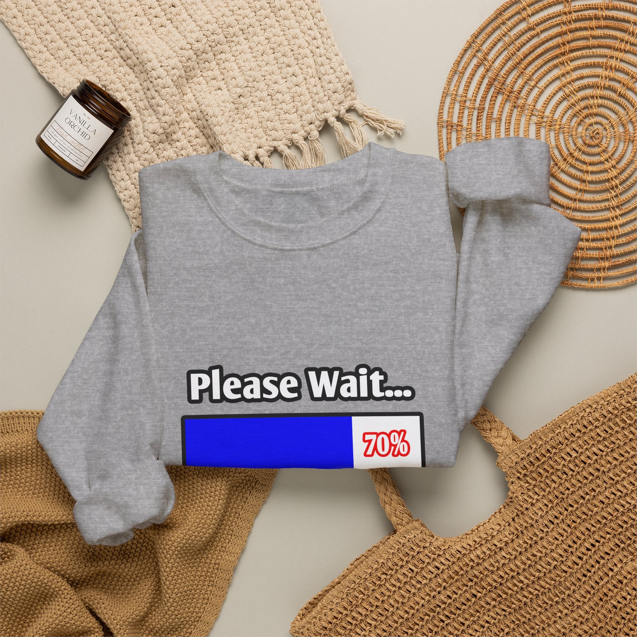 Please Wait...Teacher Loading - Unisex Heavy Blend™ Crewneck Sweatshirt