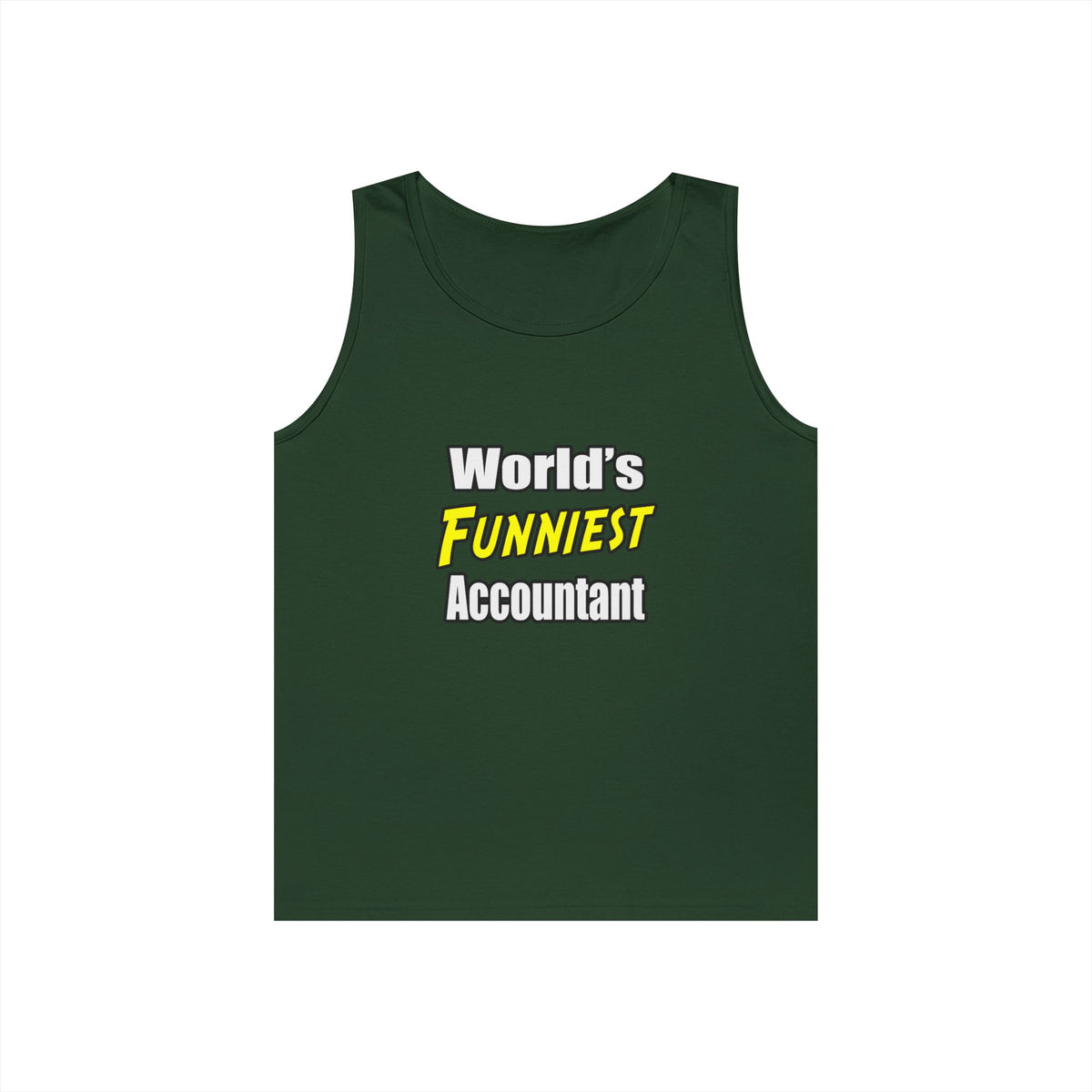 World's Funniest Accountant - Unisex Heavy Cotton Tank Top