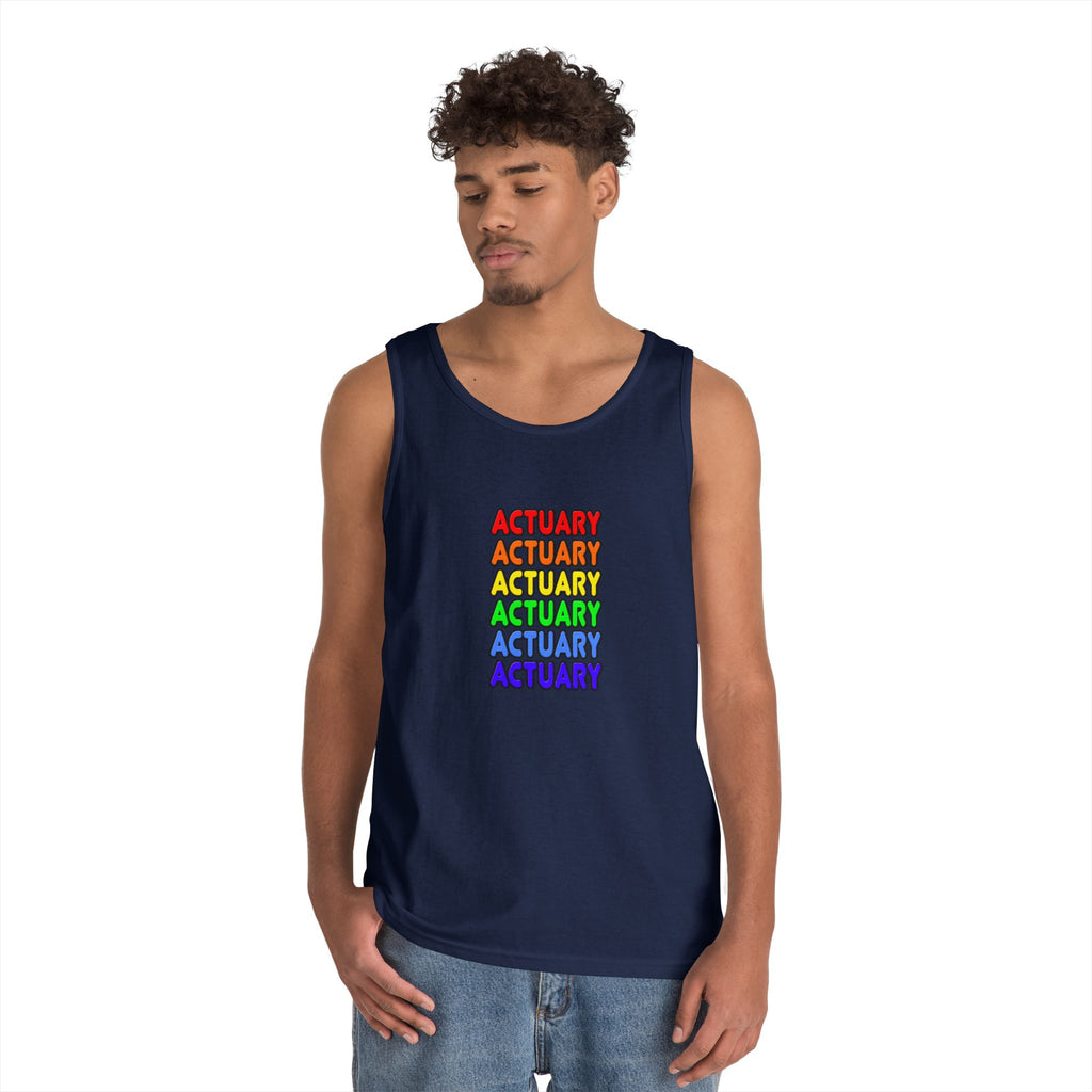 Rainbow Actuary - Unisex Heavy Cotton Tank Top