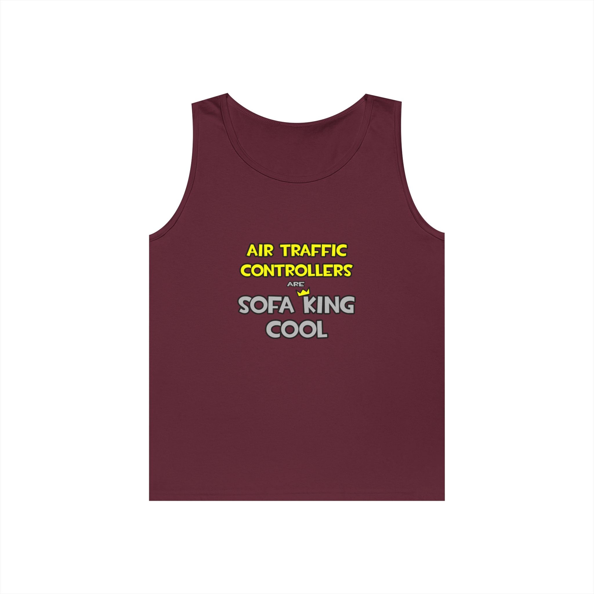 Air Traffic Controllers Are Sofa King Cool - Unisex Heavy Cotton Tank Top