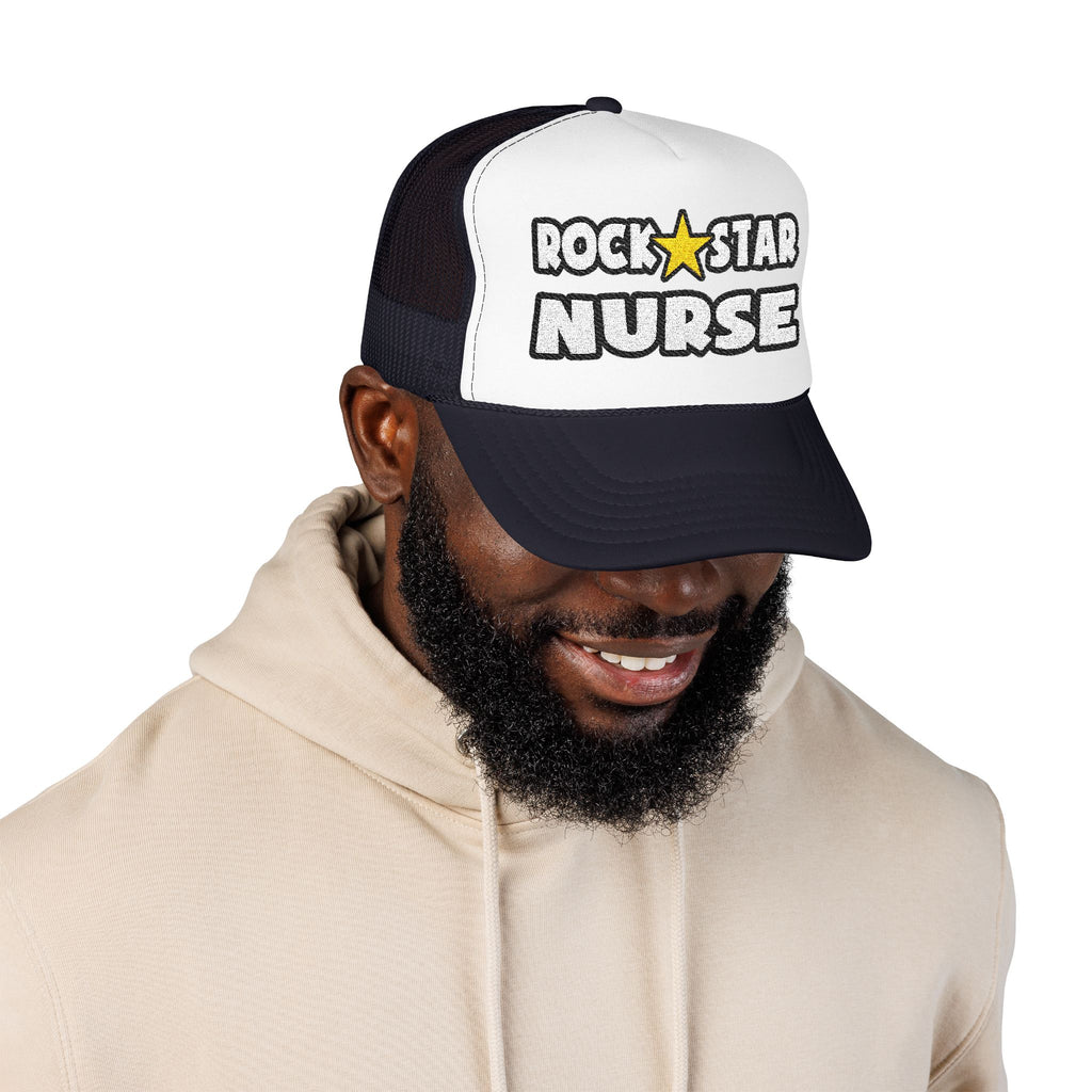 Rock Star Nurse (2) - Foam Trucker Hat