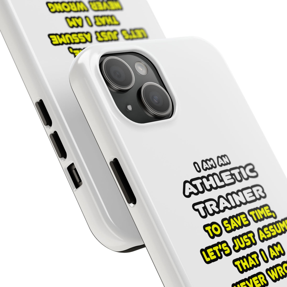 Funny Athletic Trainer T Shirts - Tough Phone Cases