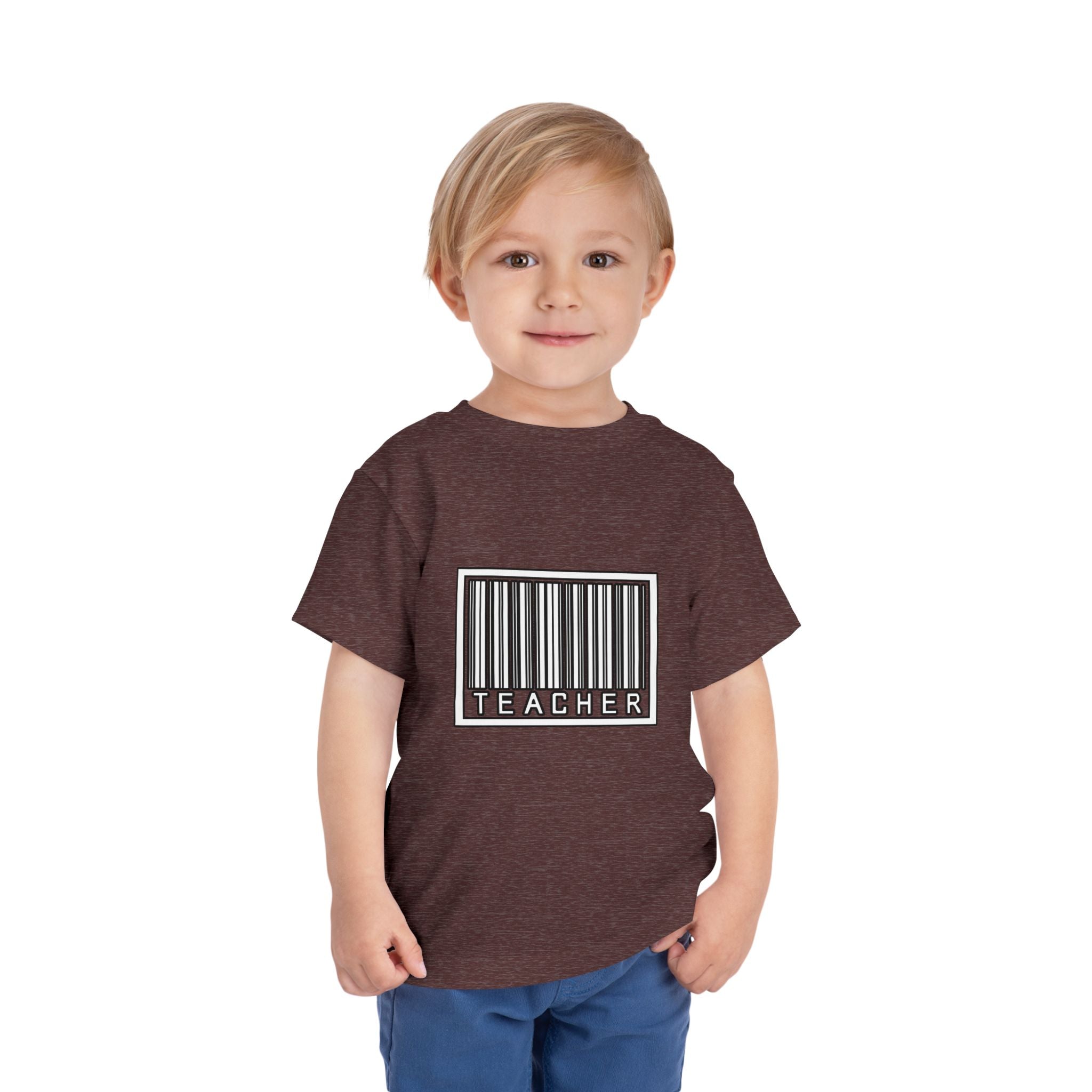 Barcode Teacher - Toddler Short Sleeve Tee
