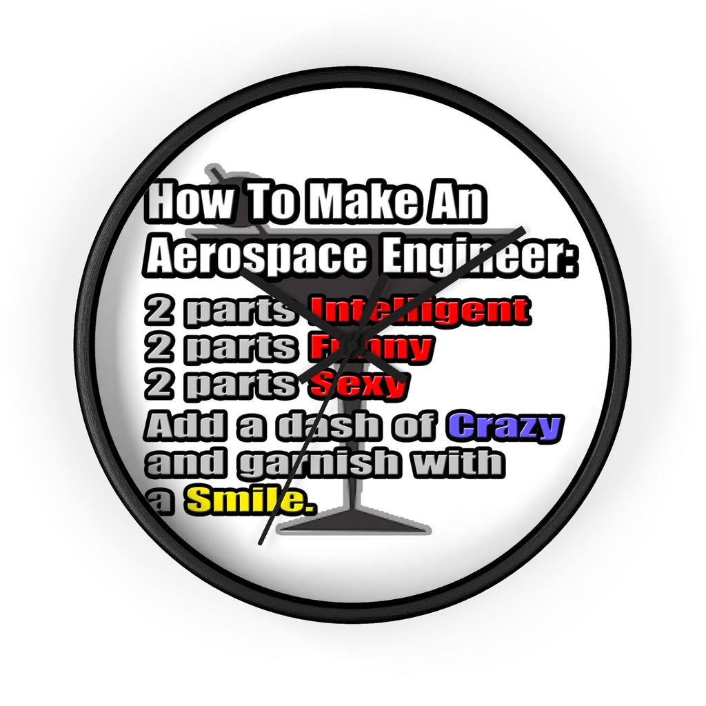 How To Make an Aerospace Engineer - Wall Clock
