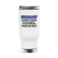 Miracles and Audiologists - Stainless Steel Travel Mug with Handle, 14oz
