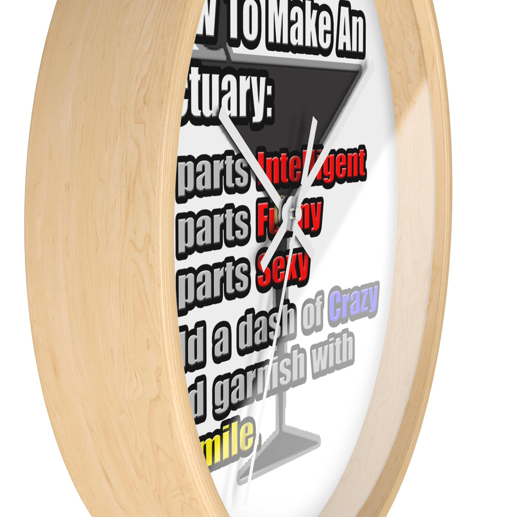 How To Make an Actuary - Wall Clock