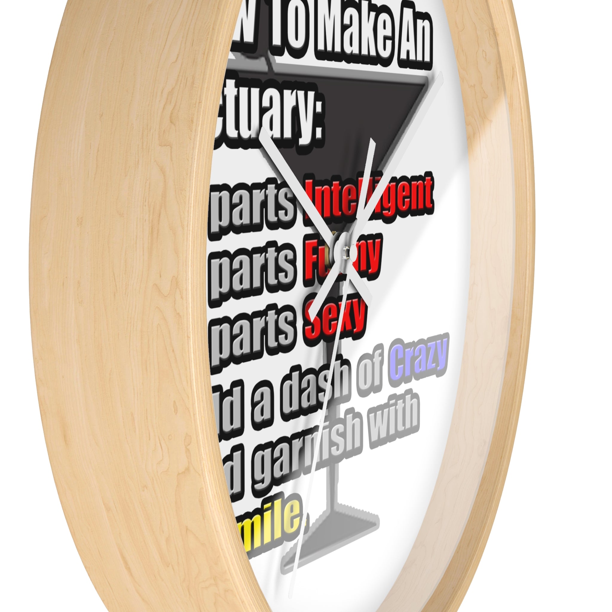 How To Make an Actuary - Wall Clock