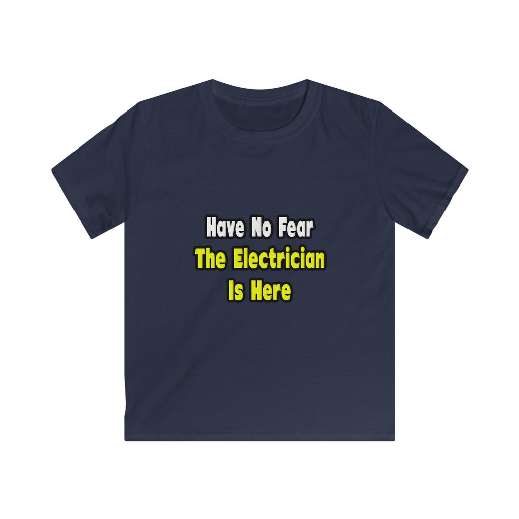 No Fear, The Electrician Is Here - Kids Softstyle Tee