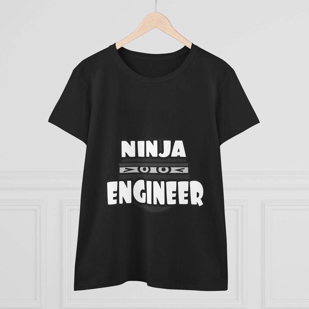Ninja Engineer (2) - Women's Midweight Cotton Tee
