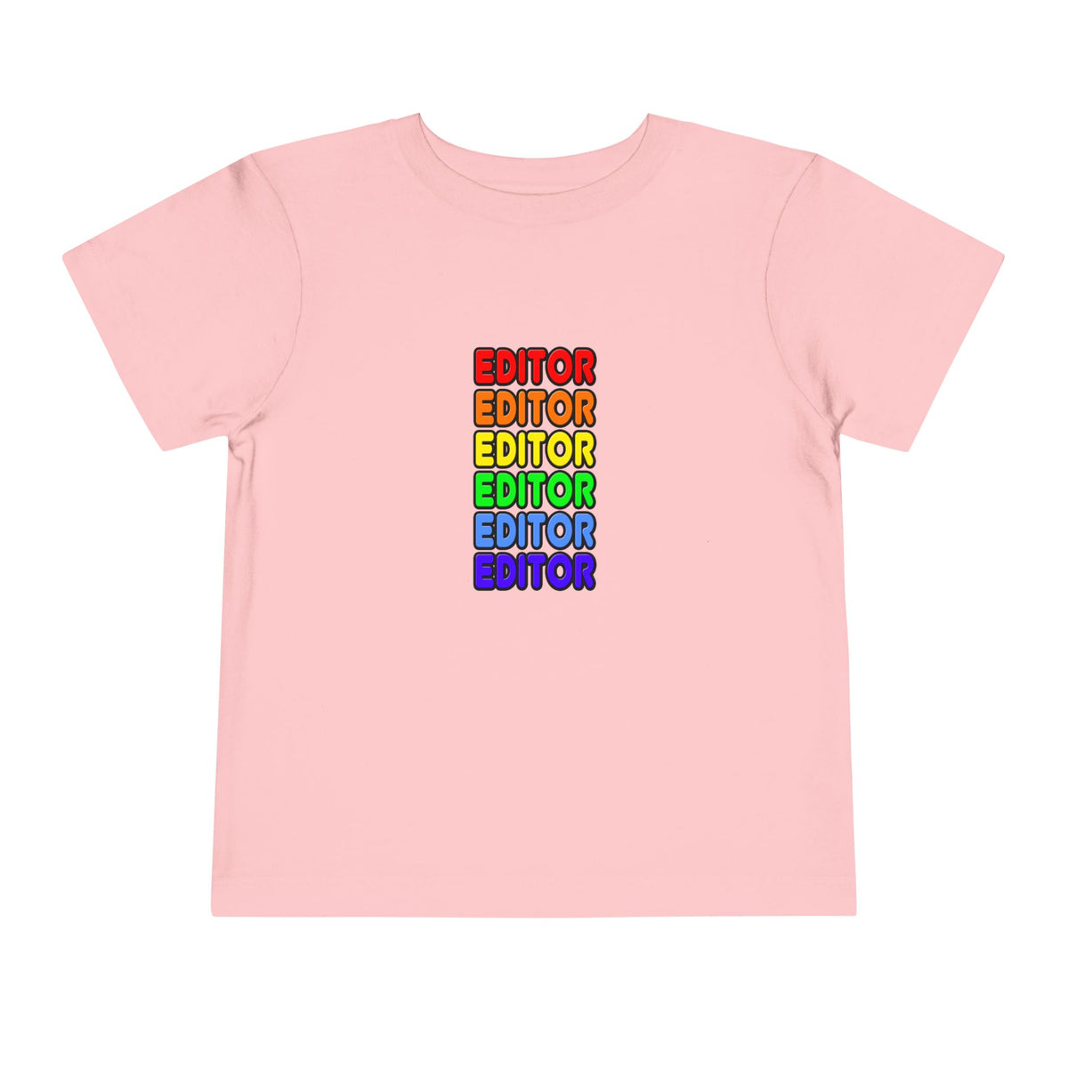 Rainbow Editor - Toddler Short Sleeve Tee