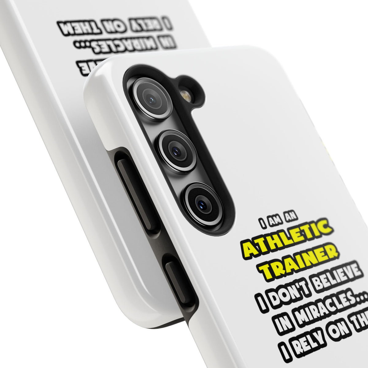 Miracles and Athletic Trainers ... Funny - Tough Phone Cases