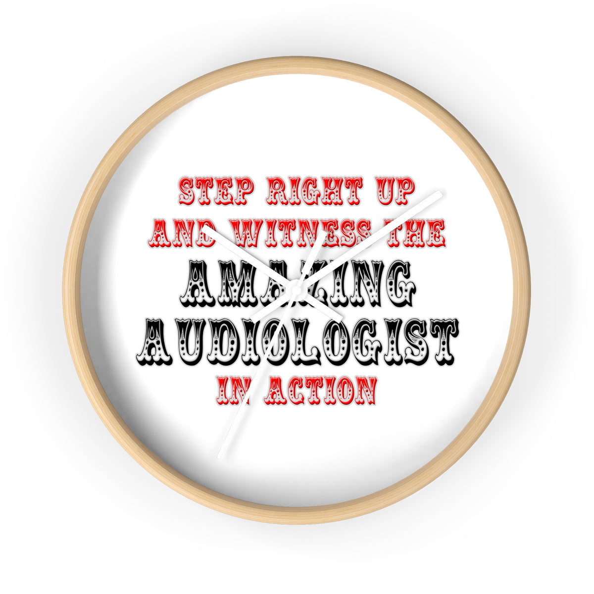 Amazing Audiologist In Action - Wall Clock