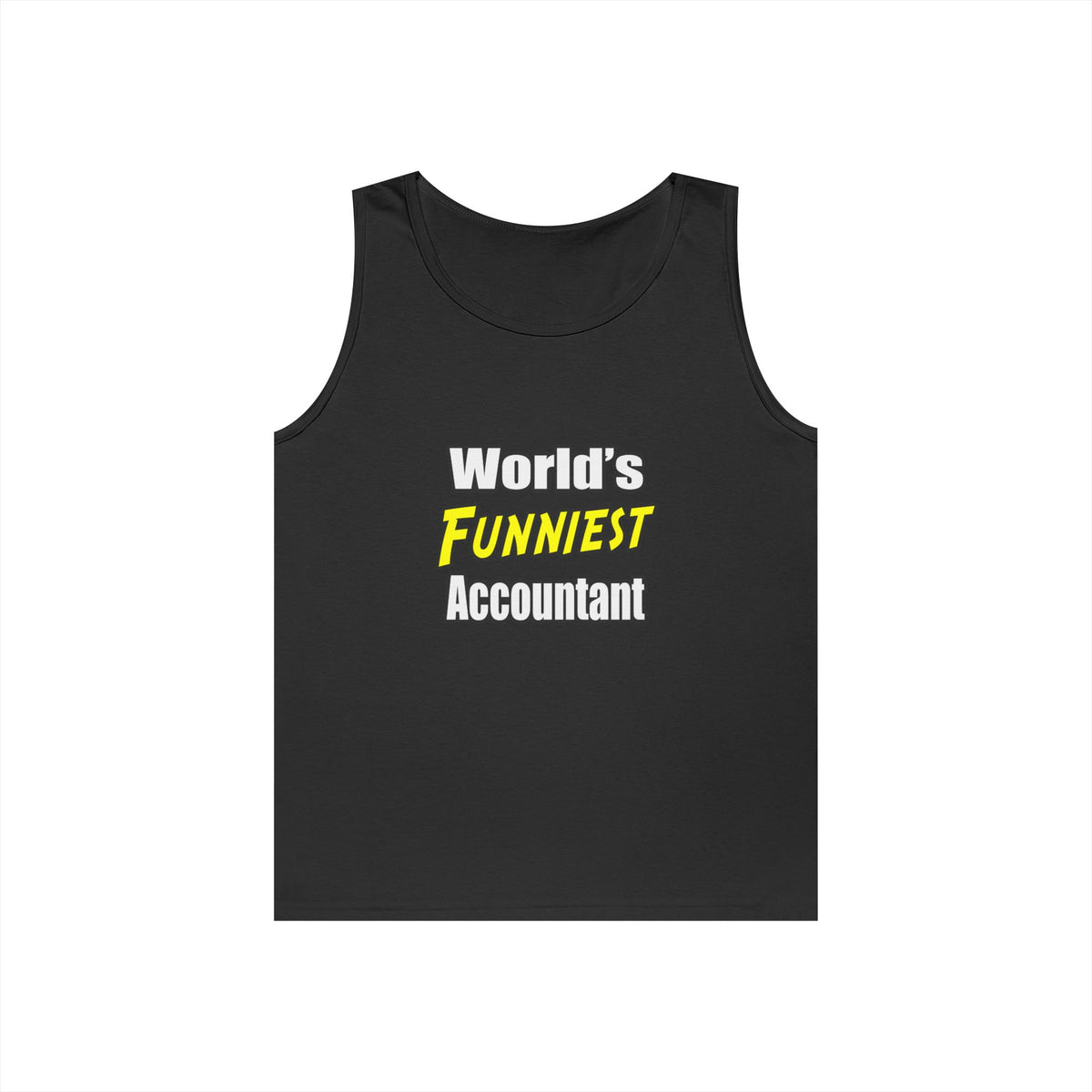 World's Funniest Accountant - Unisex Heavy Cotton Tank Top
