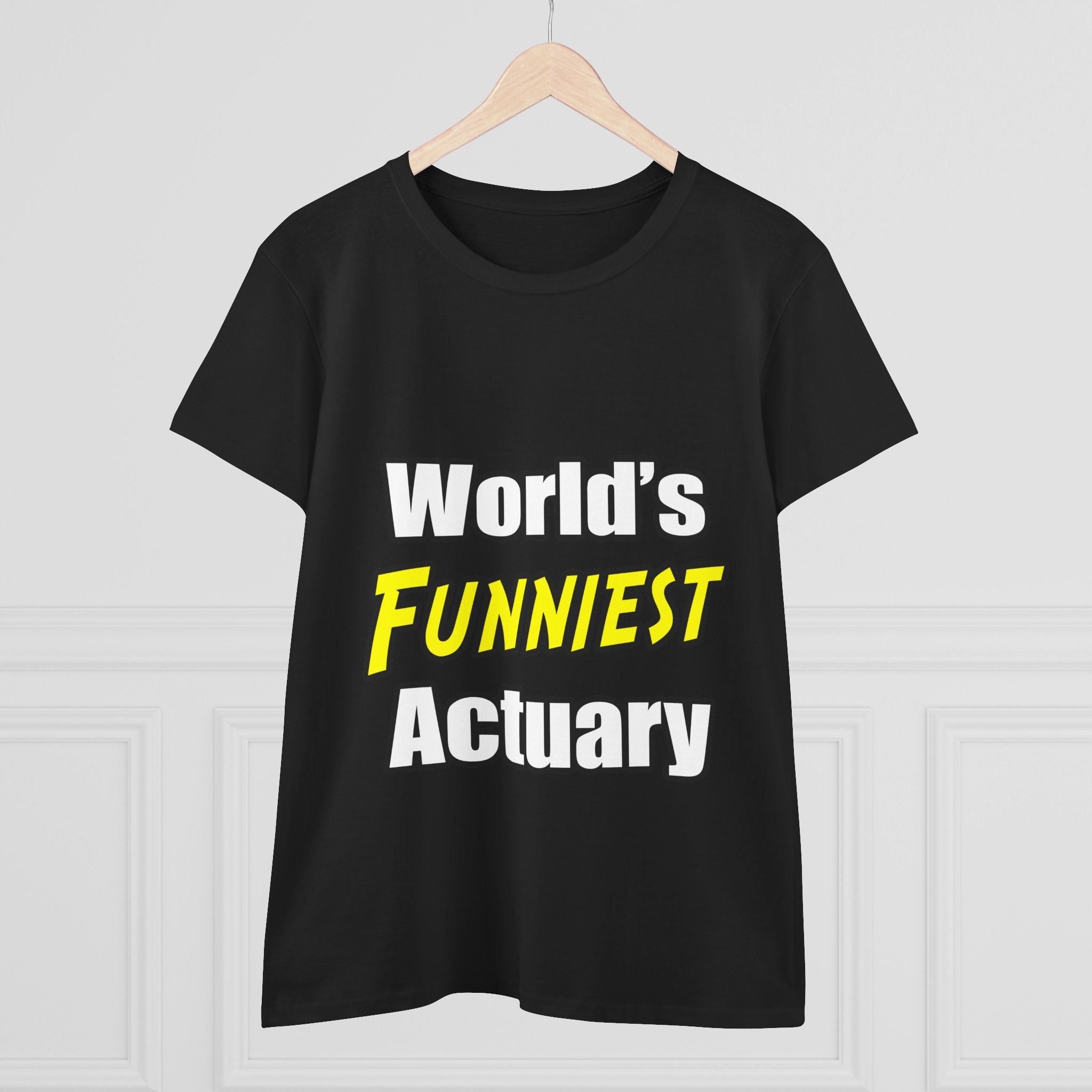 World's Funniest Actuary - Women's Midweight Cotton Tee