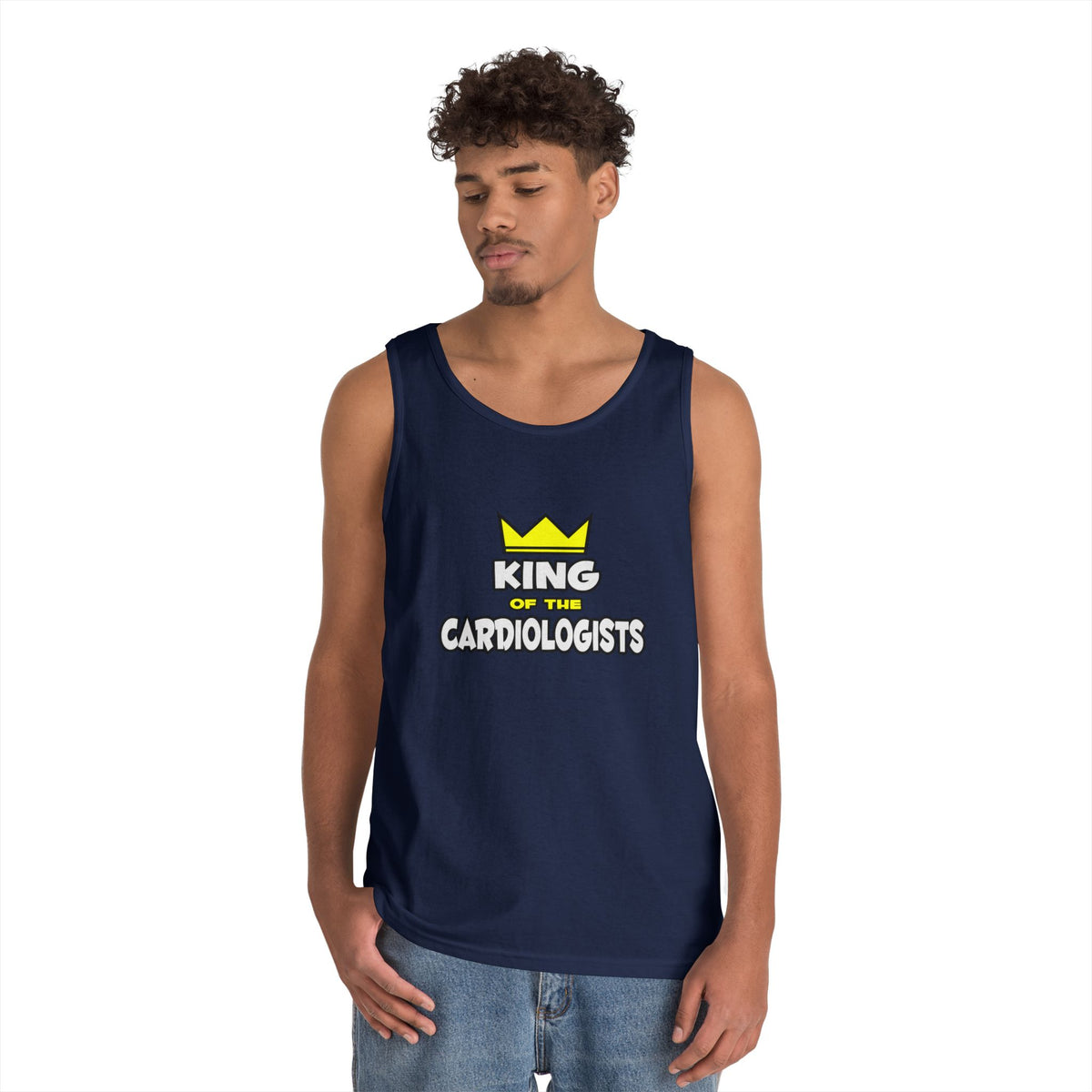 King of the Cardiologists - Unisex Heavy Cotton Tank Top