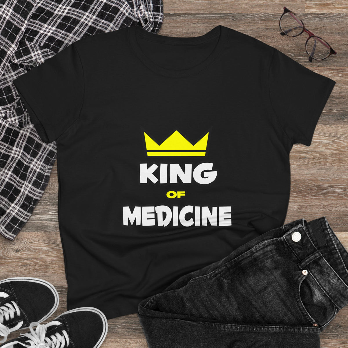 King of Medicine - Women's Midweight Cotton Tee