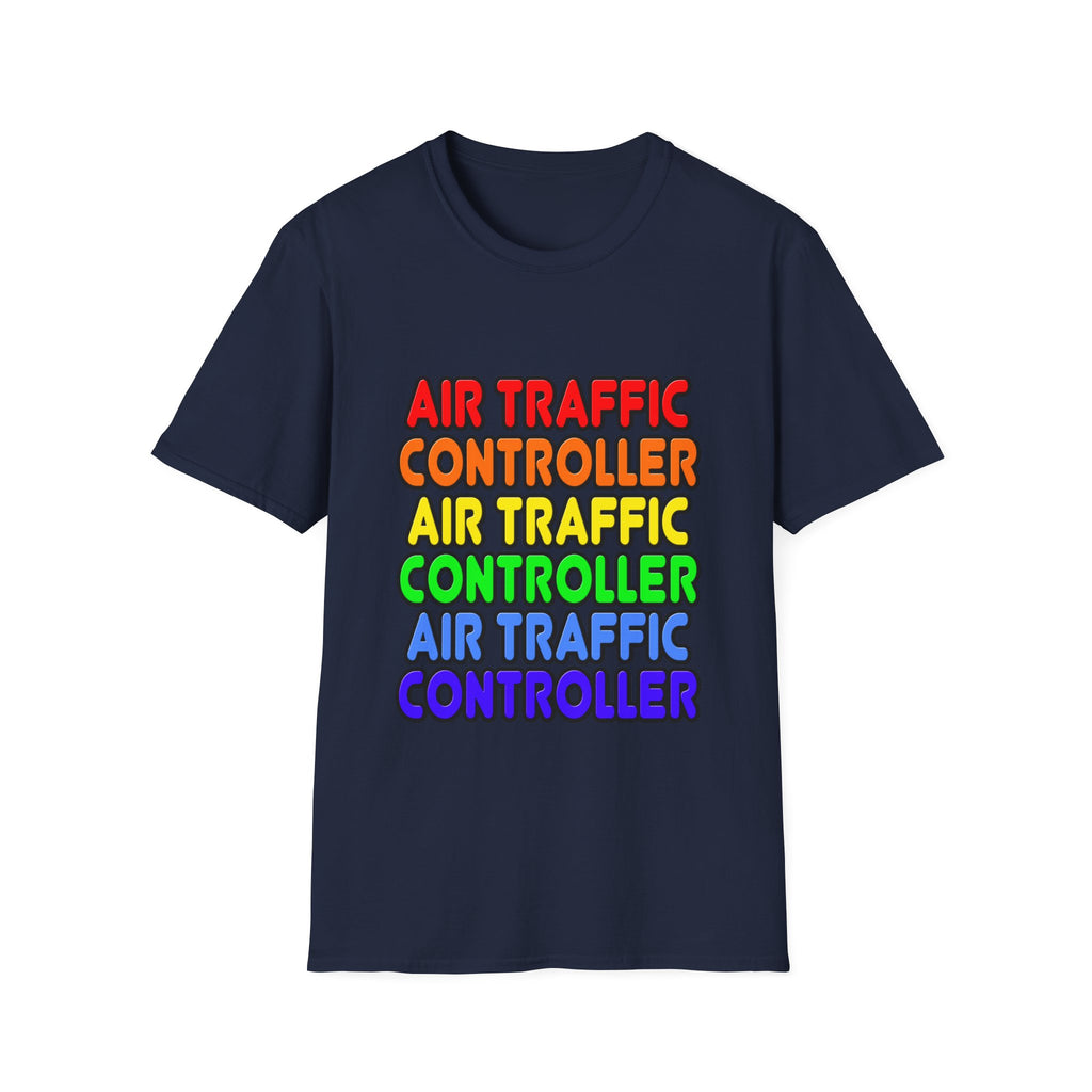 Rainbow Air Traffic Controller - Unisex Softstyle T-Shirt