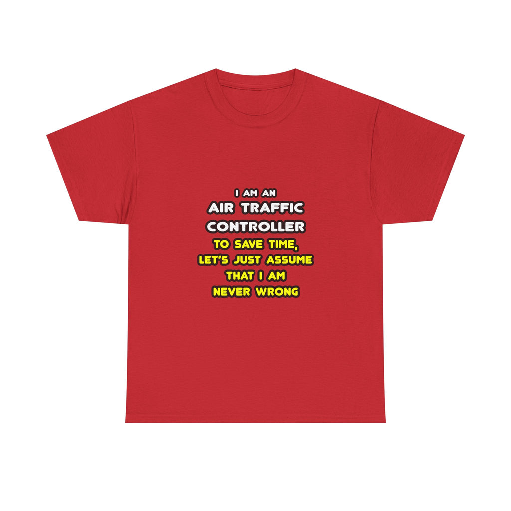 Funny Air Traffic Controller T Shirts - Unisex Heavy Cotton Tee