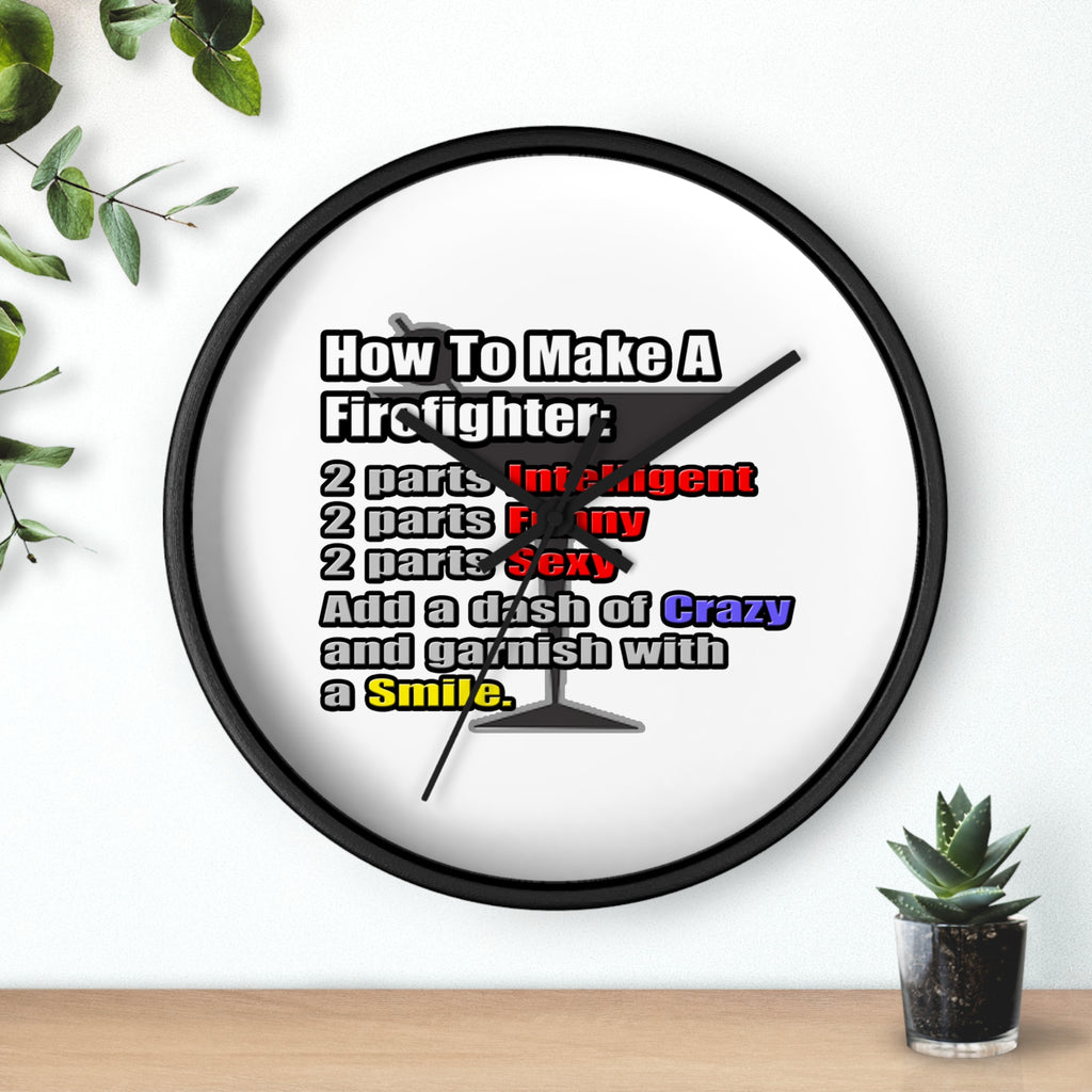How To Make a Firefighter - Wall Clock