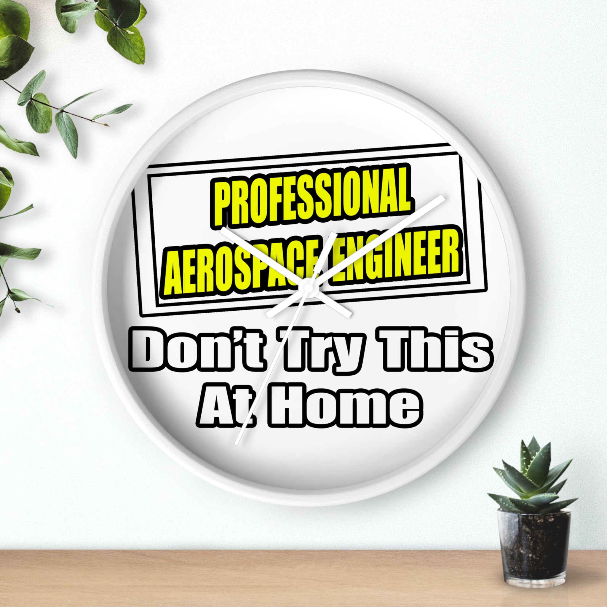 Professional Aerospace Engineer...Joke - Wall Clock