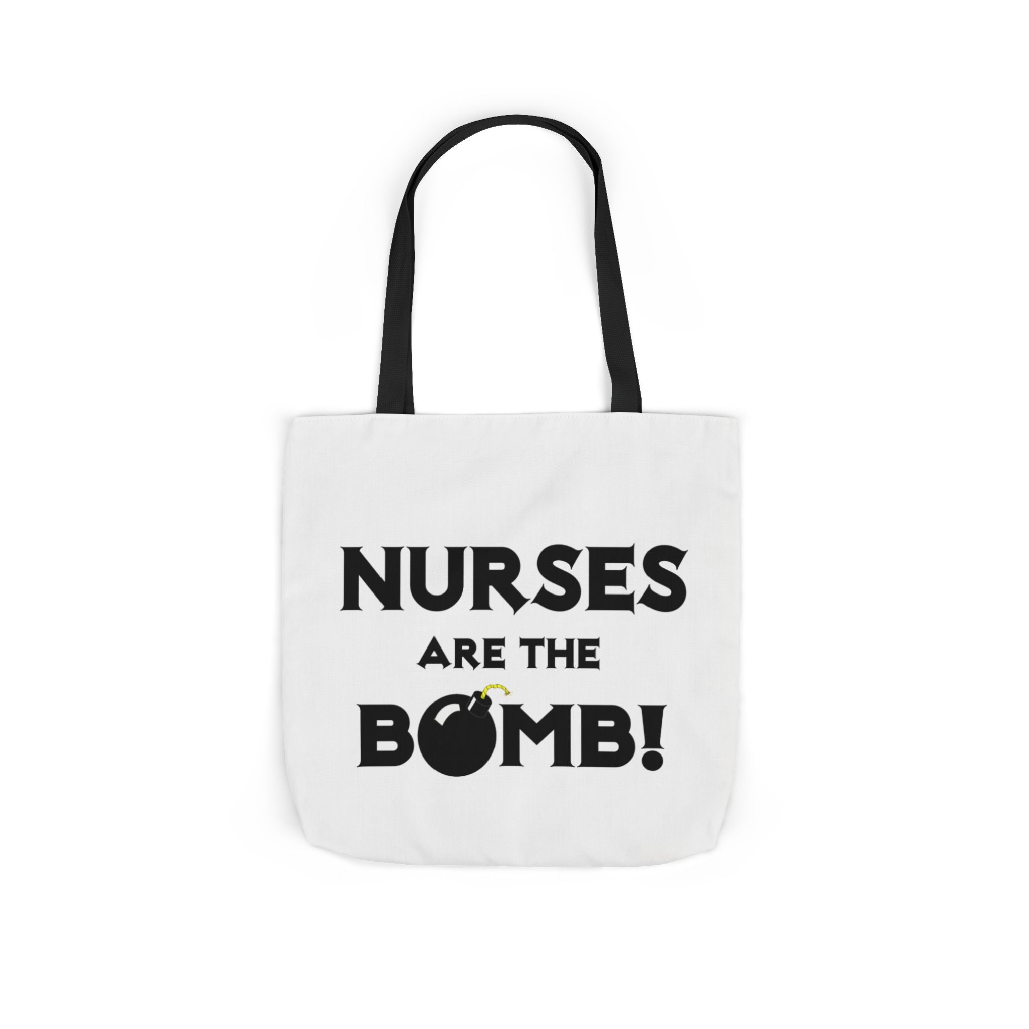 Nurses Are The Bomb! (2) - Canvas Tote Bag, 5-Color Straps