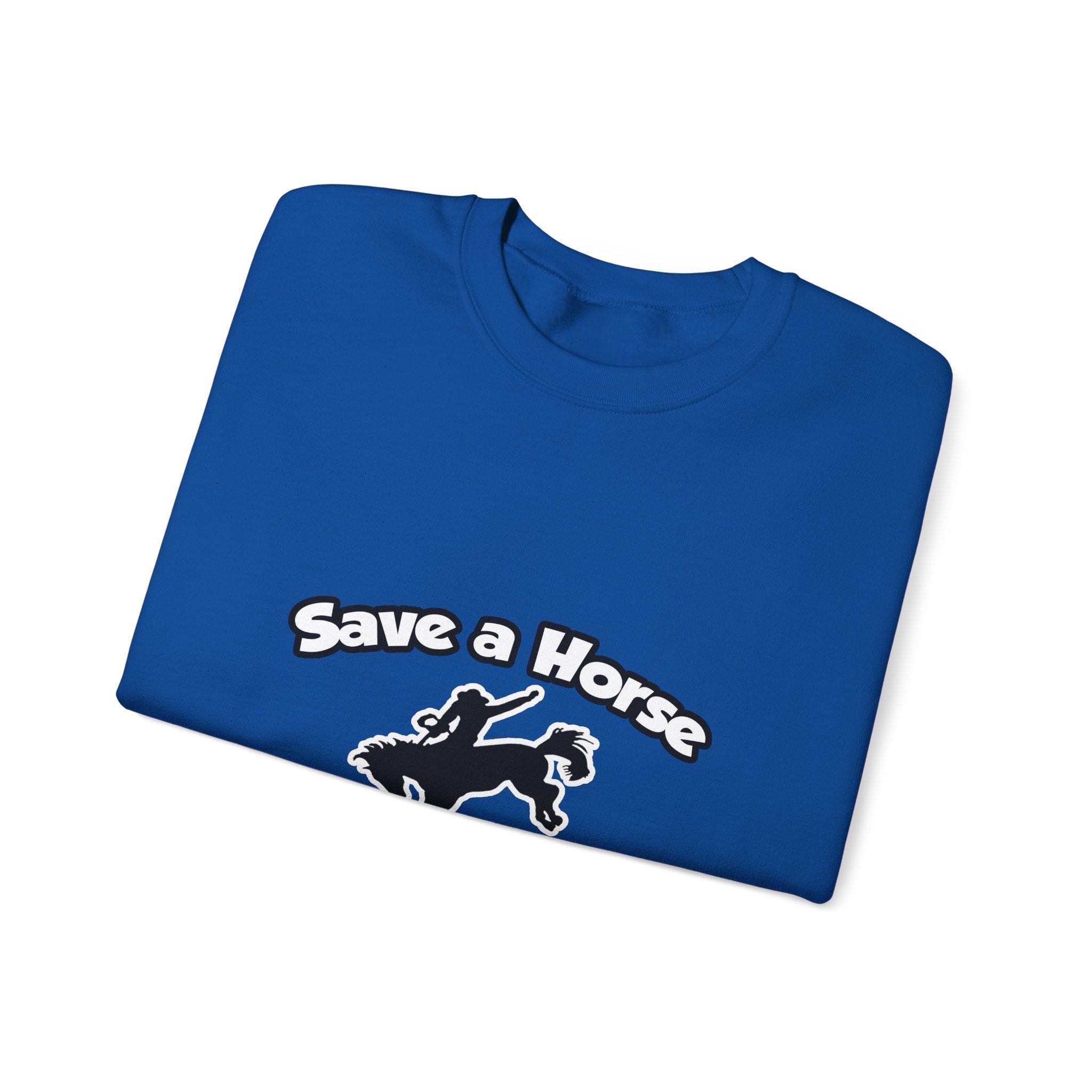 Save a Horse, Ride an Anesthesiologist - Unisex Heavy Blend™ Crewneck Sweatshirt