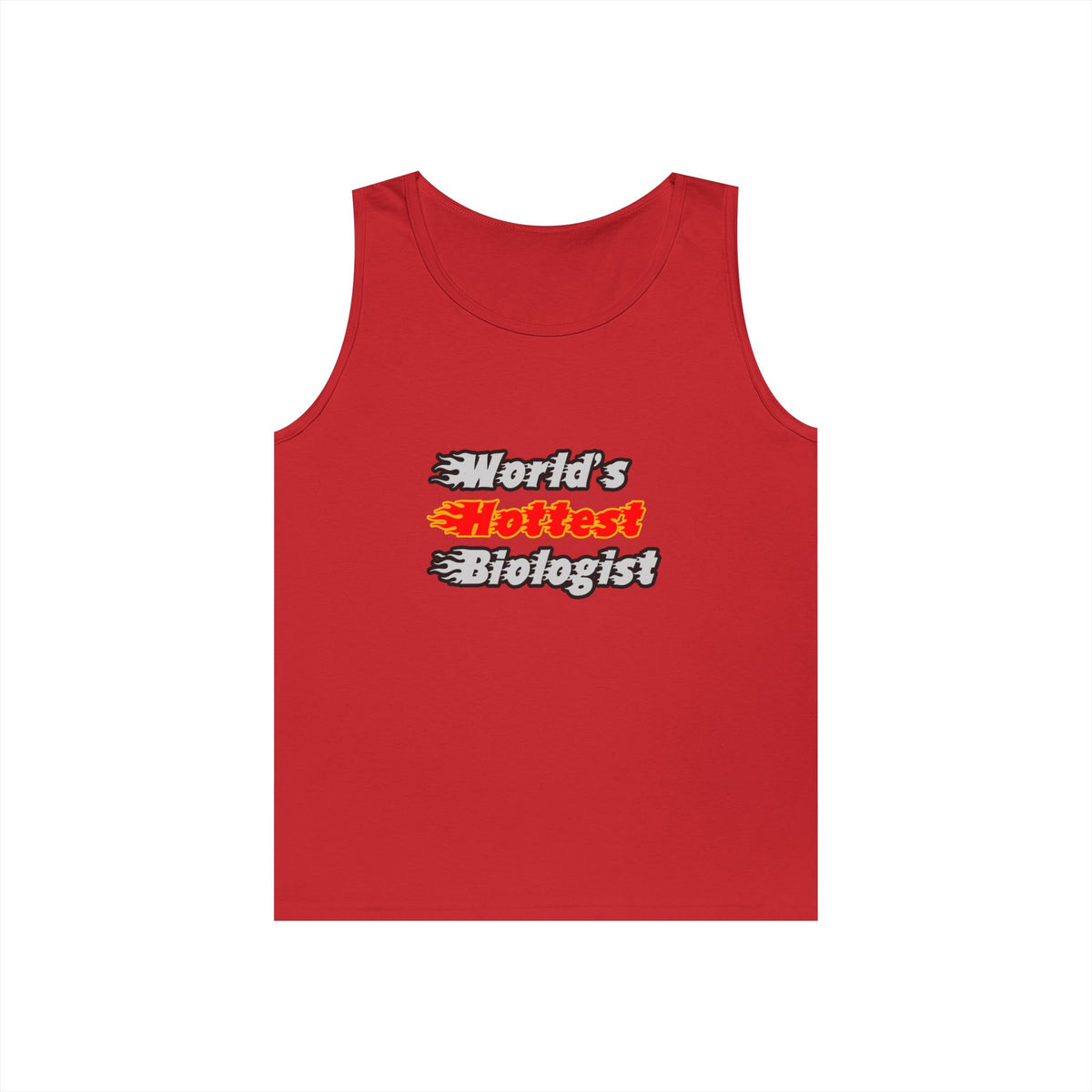 World's Hottest Biologist - Unisex Heavy Cotton Tank Top