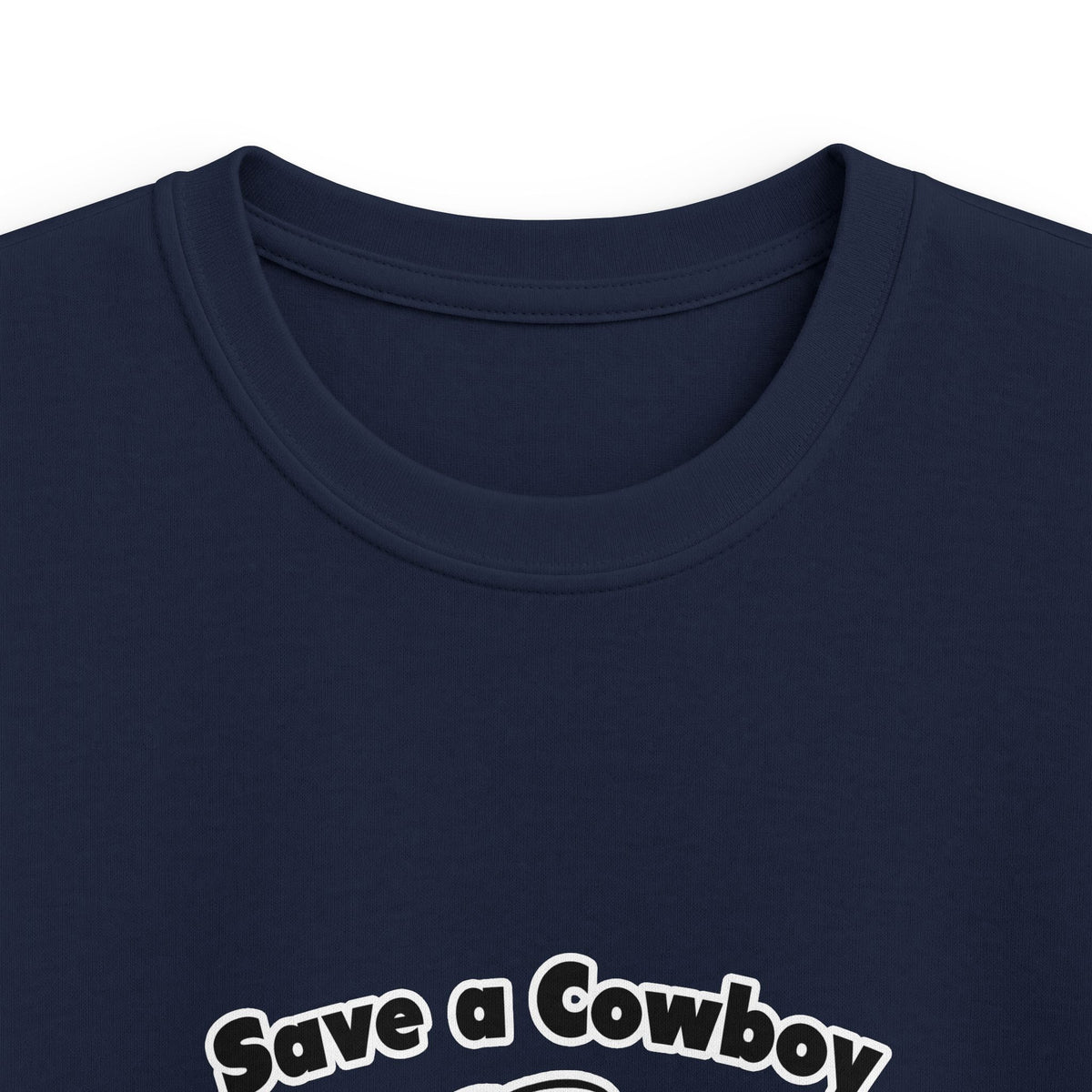 Save a Cowboy .... Ride a Bartender - Kids Softstyle Tee