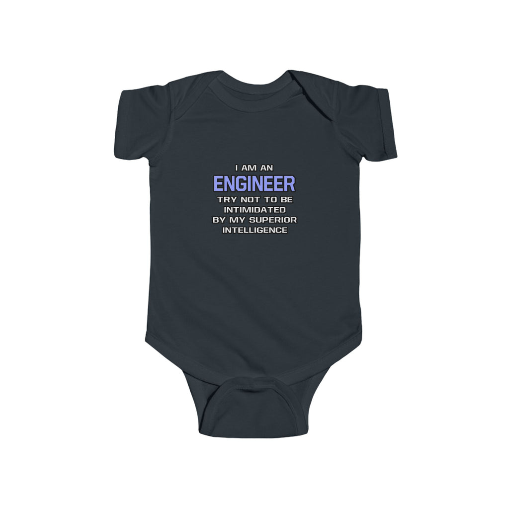 Engineer Joke ... Superior Intelligence - Infant Fine Jersey Bodysuit