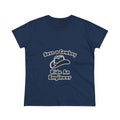 Save a Cowboy .. Ride an Engineer - Women's Midweight Cotton Tee
