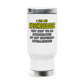 Anesthesiologist...Superior Intelligence - Stainless Steel Travel Mug with Handle, 14oz