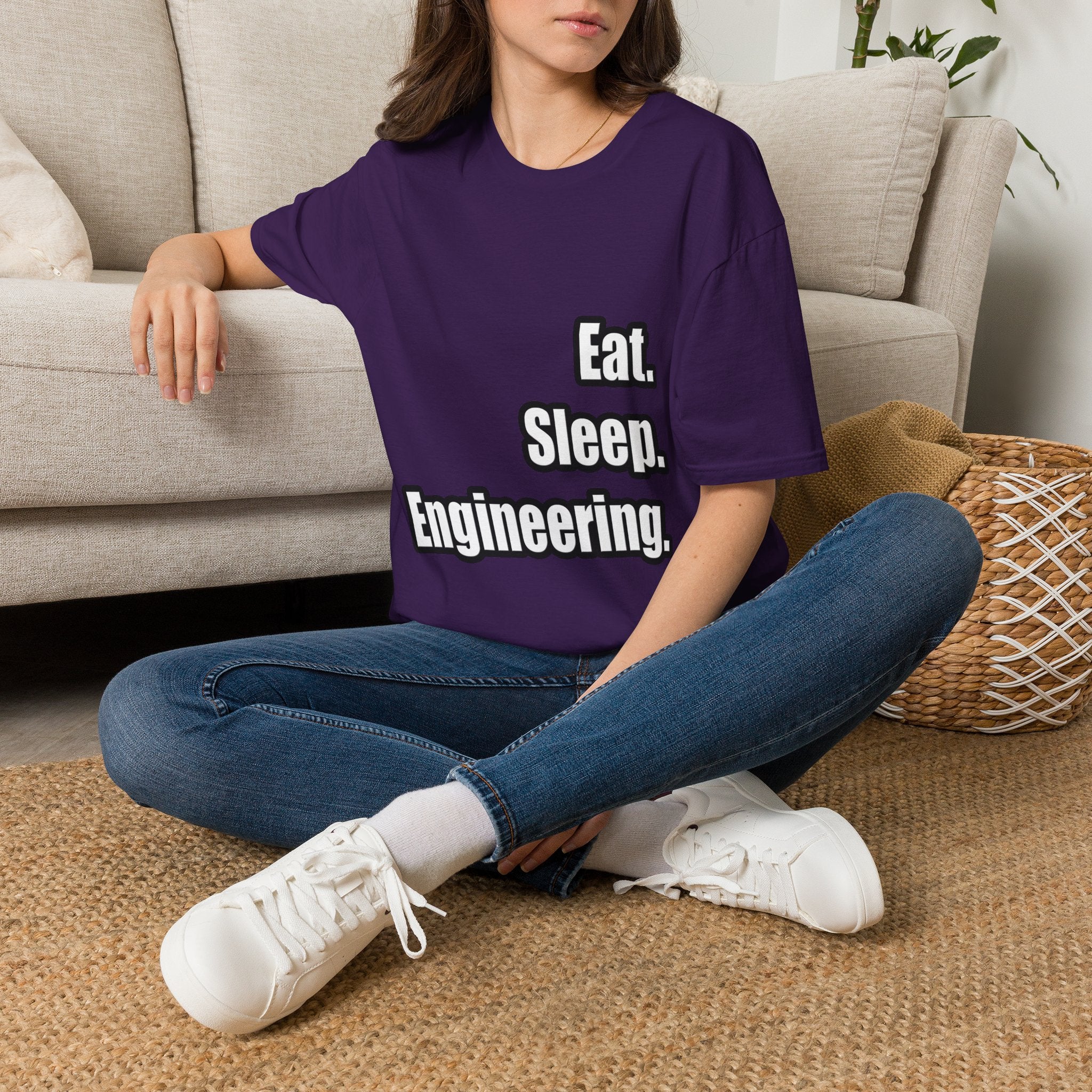 Eat. Sleep. Engineering - Unisex Softstyle T-Shirt