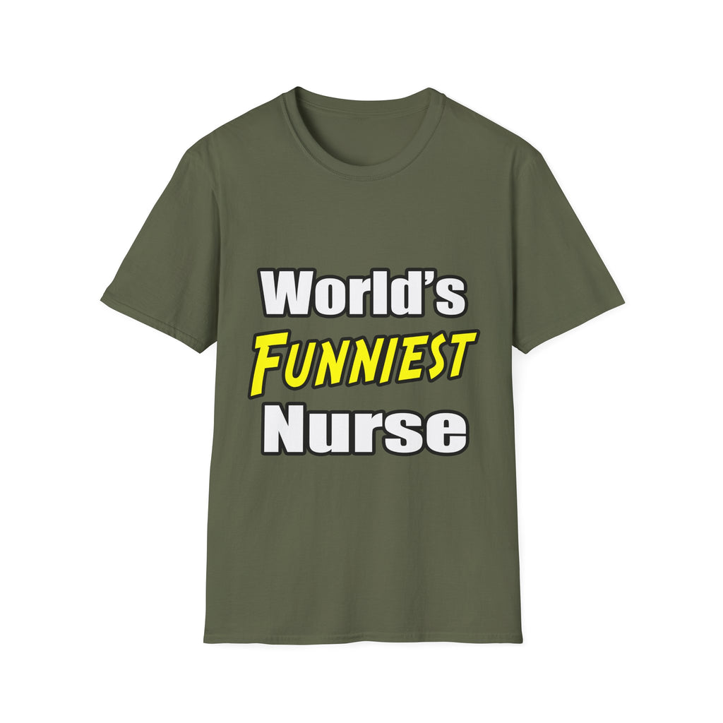 World's Funniest Nurse - Unisex Softstyle T-Shirt