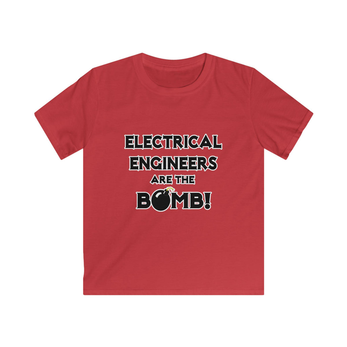 Electrical Engineers Are The Bomb! - Kids Softstyle Tee