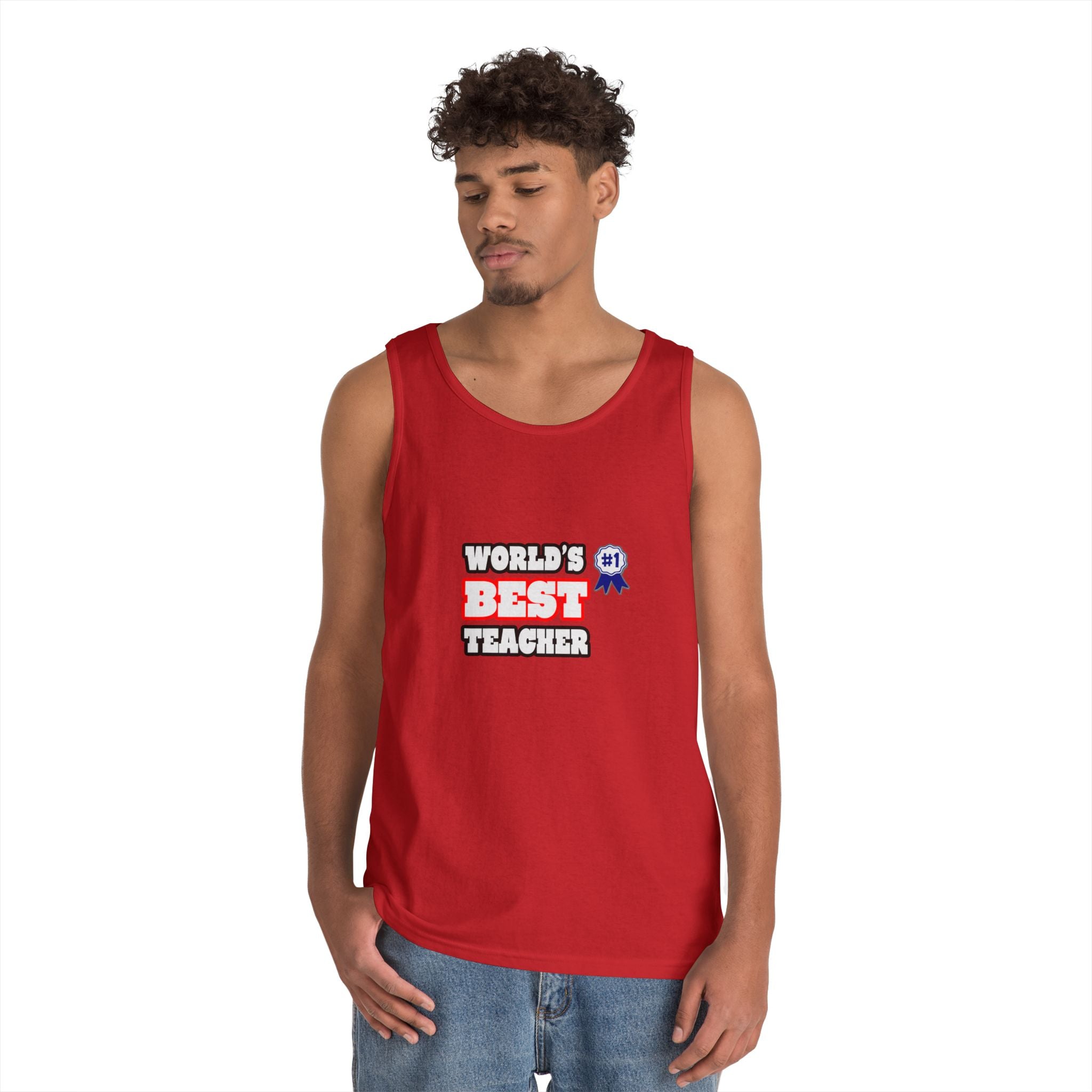 World's Best Teacher - Unisex Heavy Cotton Tank Top
