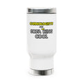 Cardiologists Are Sofa King Cool - Stainless Steel Travel Mug with Handle, 14oz