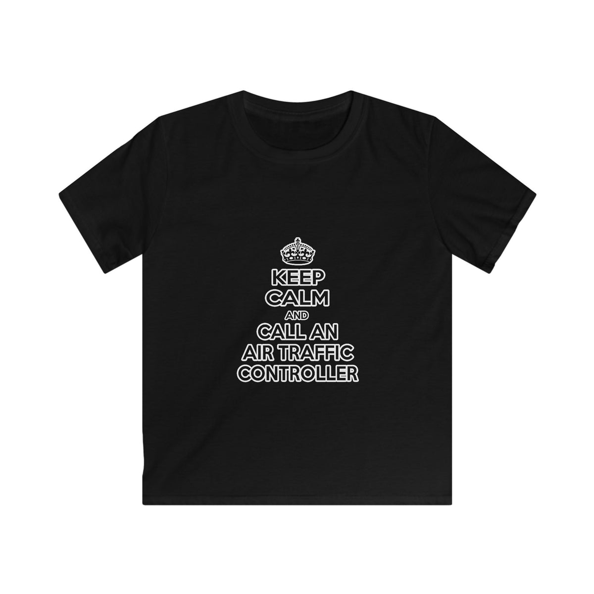 Keep Calm and Call an Air Traffic Controller - Kids Softstyle Tee