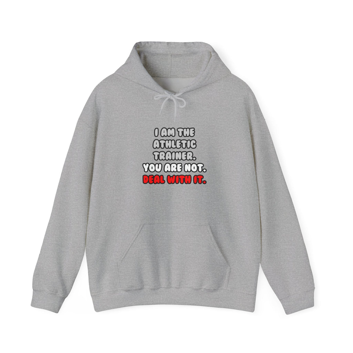 Deal With It ... Funny Athletic Trainer - Unisex Heavy Blend™ Hooded Sweatshirt