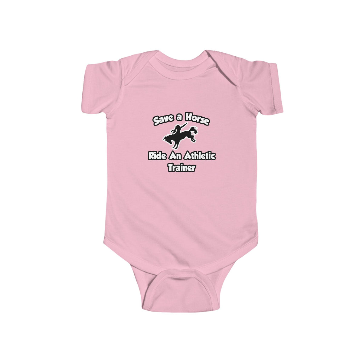 Save a Horse, Ride an Athletic Trainer - Infant Fine Jersey Bodysuit