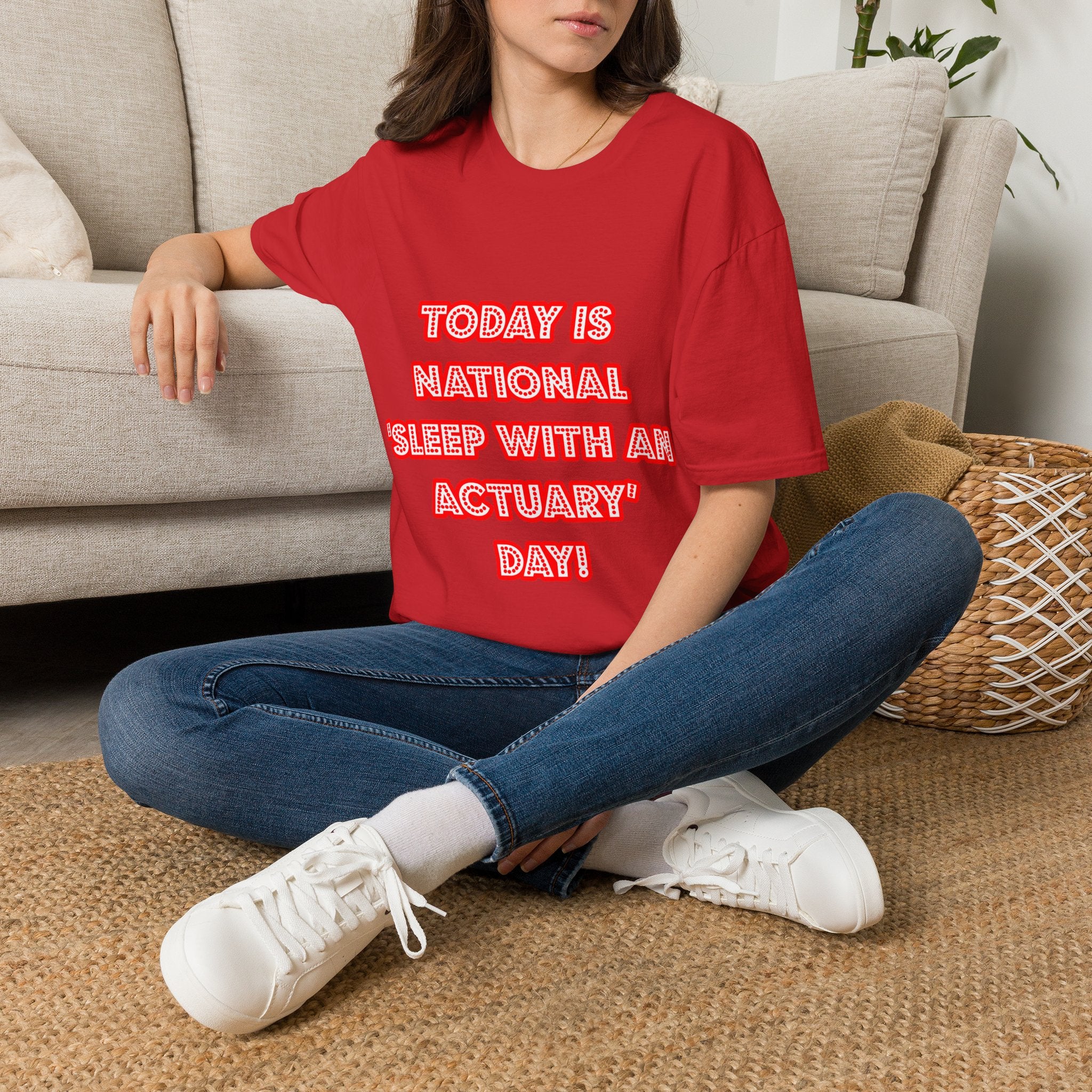National 'Sleep With an Actuary' Day - Unisex Softstyle T-Shirt