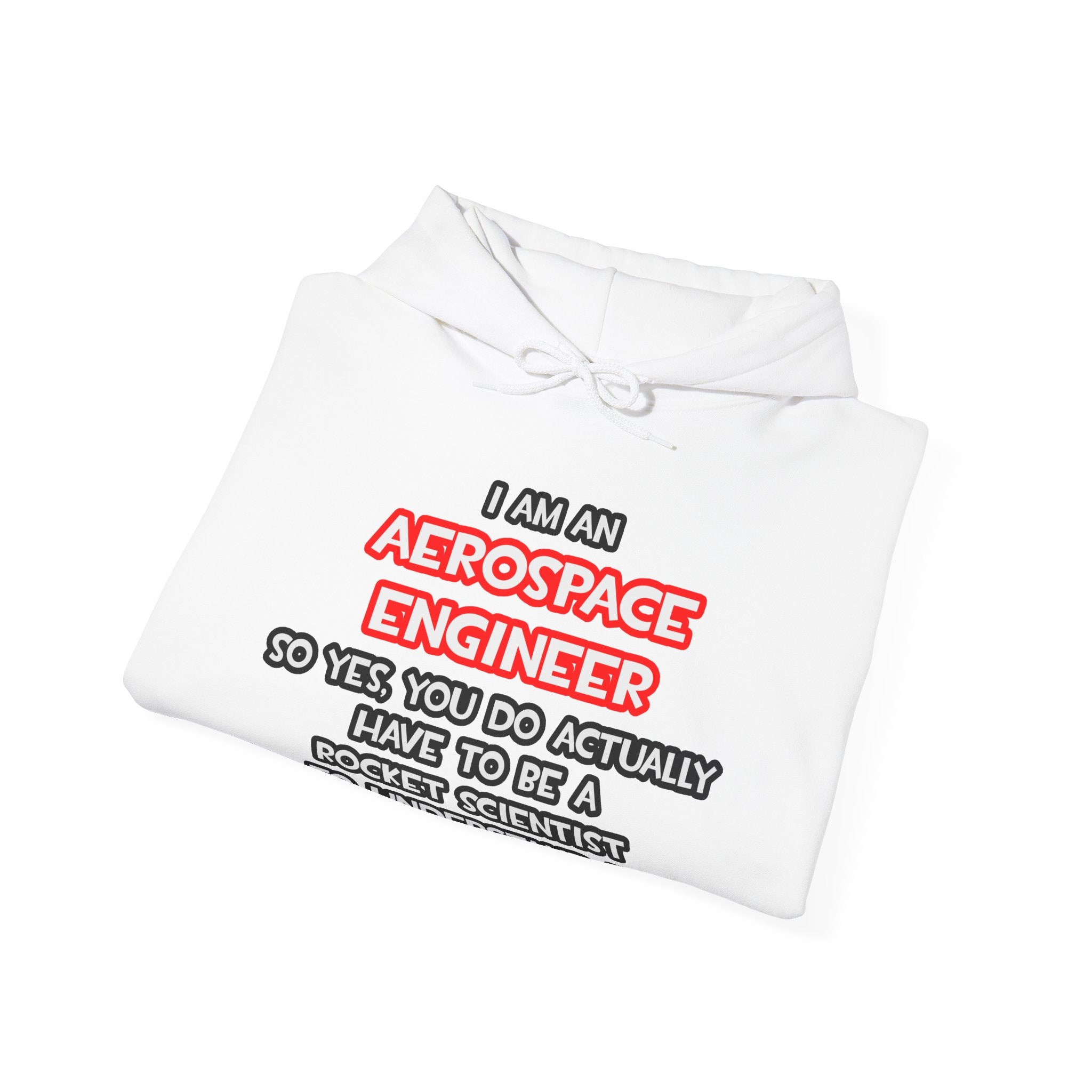 Rocket Scientist .. Funny Aerospace Engineer - Unisex Heavy Blend™ Hooded Sweatshirt