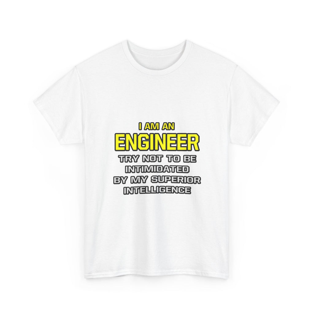 Engineer...Superior Intelligence - Unisex Heavy Cotton Tee