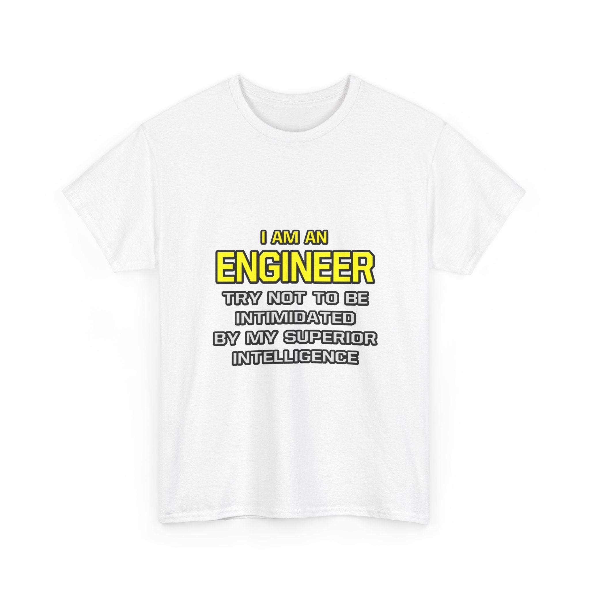 Engineer...Superior Intelligence - Unisex Heavy Cotton Tee