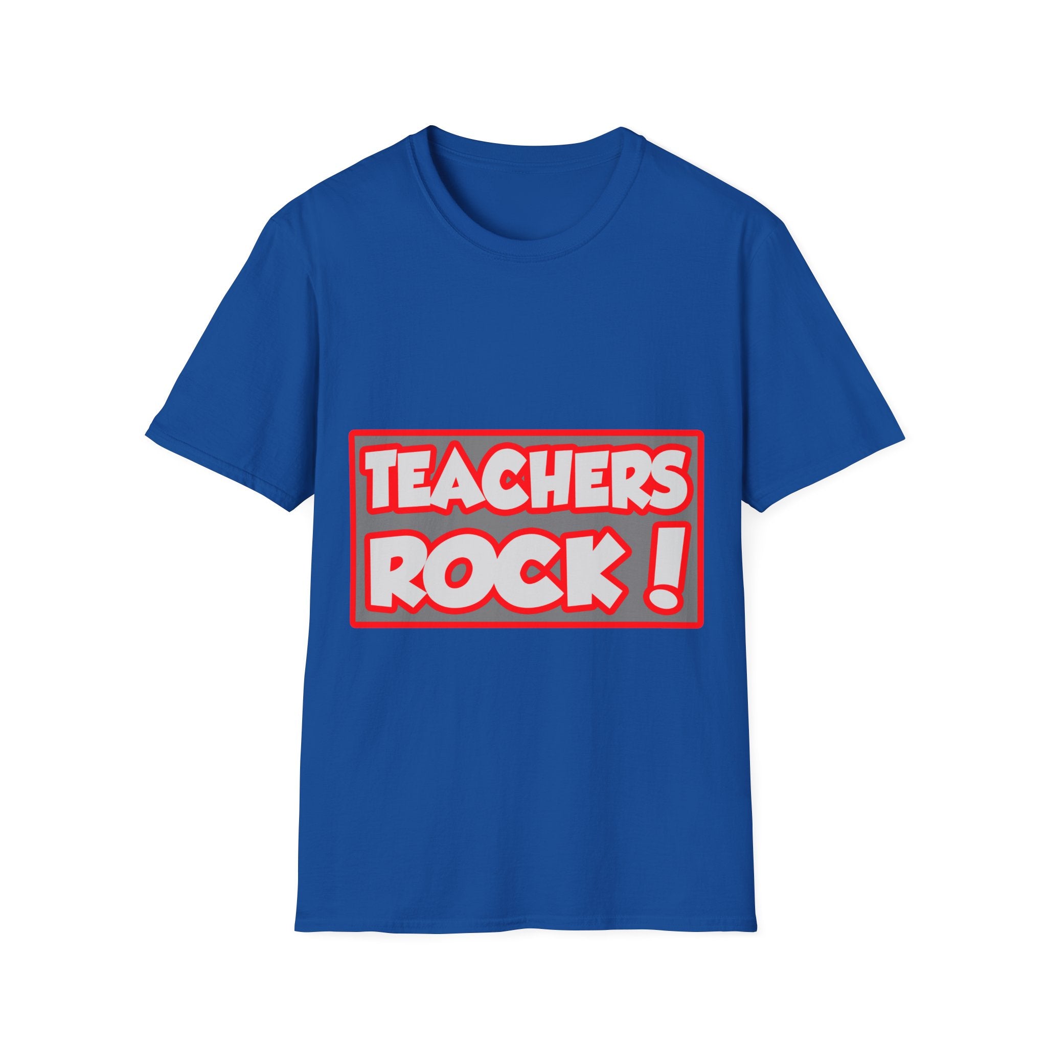 Teachers Rock! - Unisex Softstyle T-Shirt