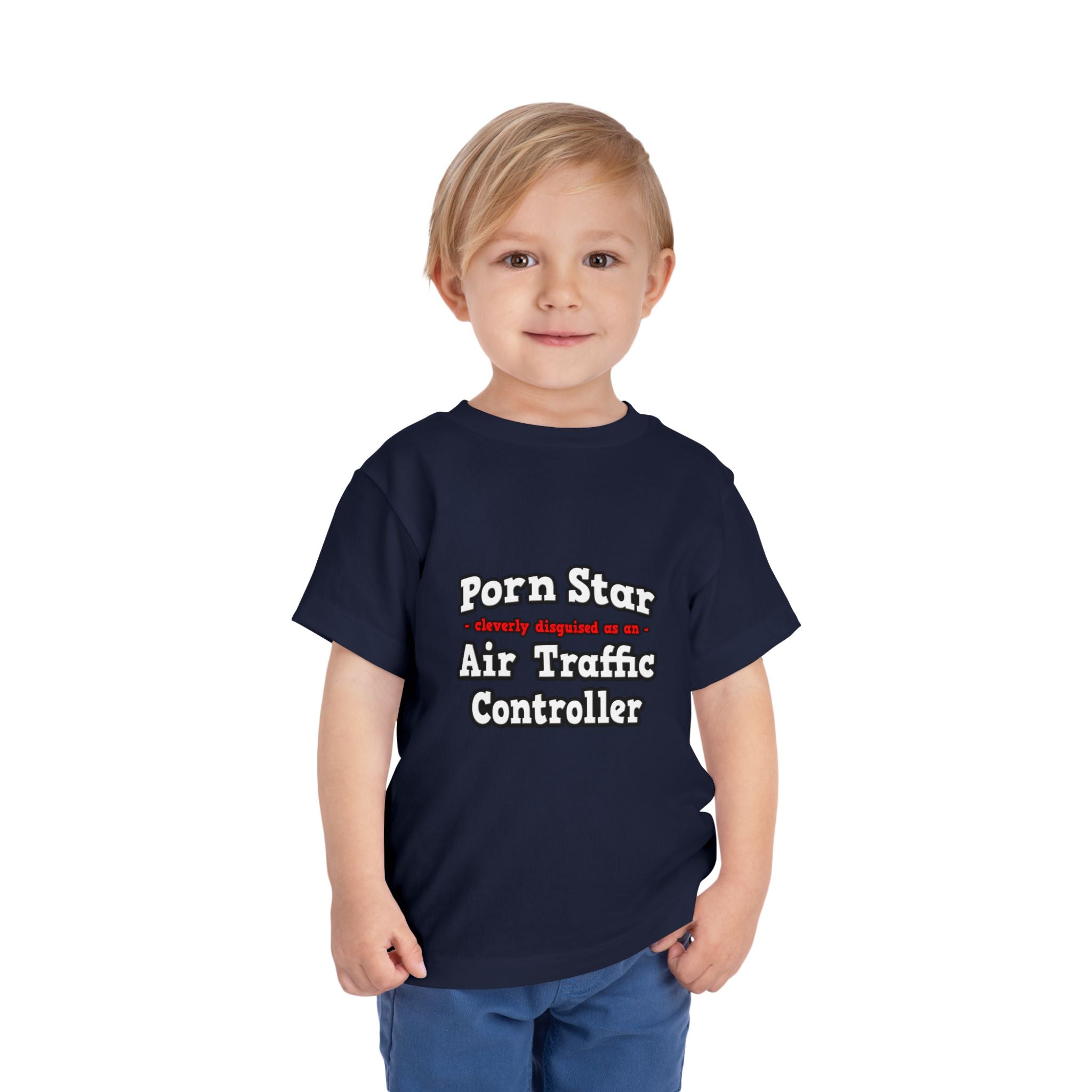 Porn Star...Air Traffic Controller - Toddler Short Sleeve Tee
