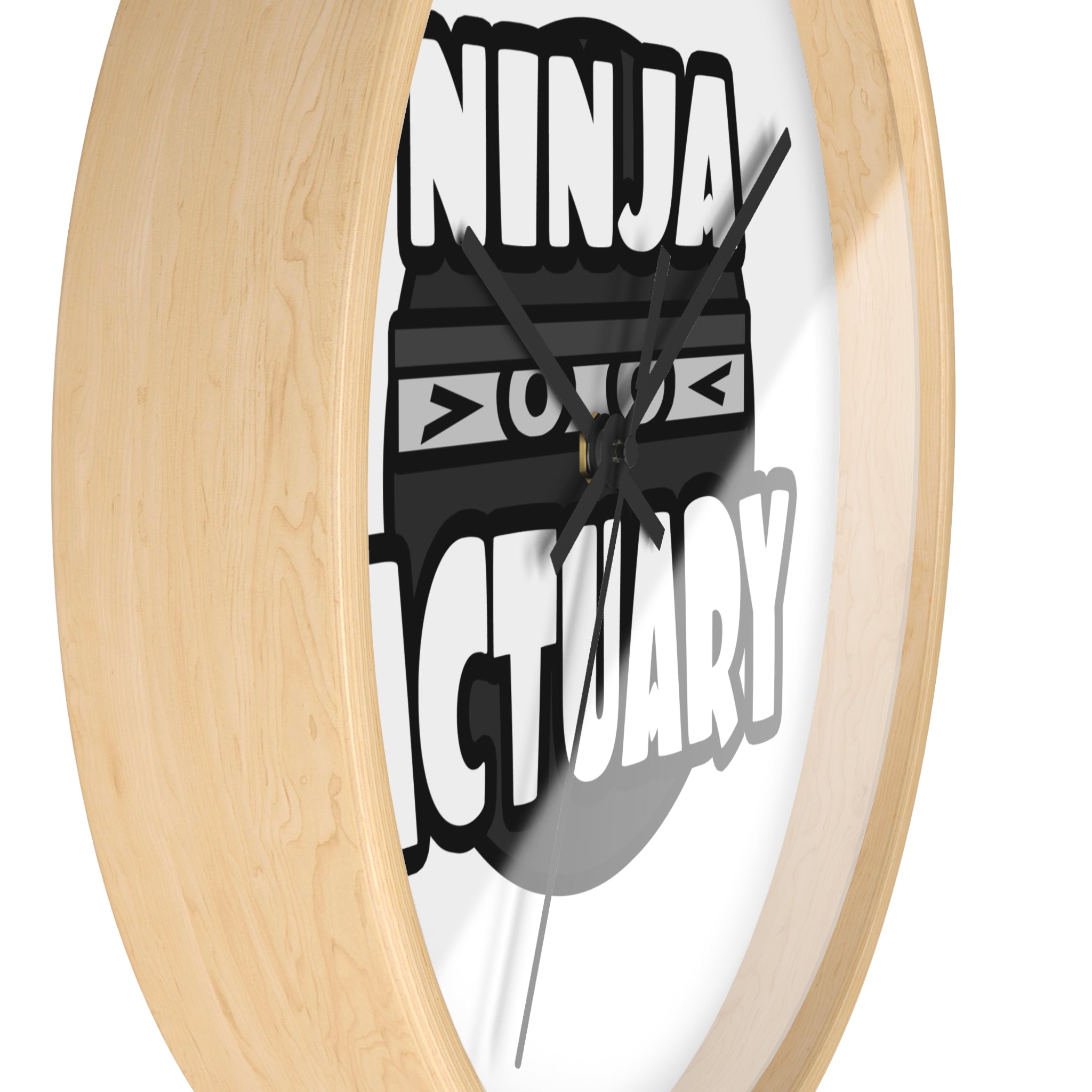 Ninja Actuary - Wall Clock