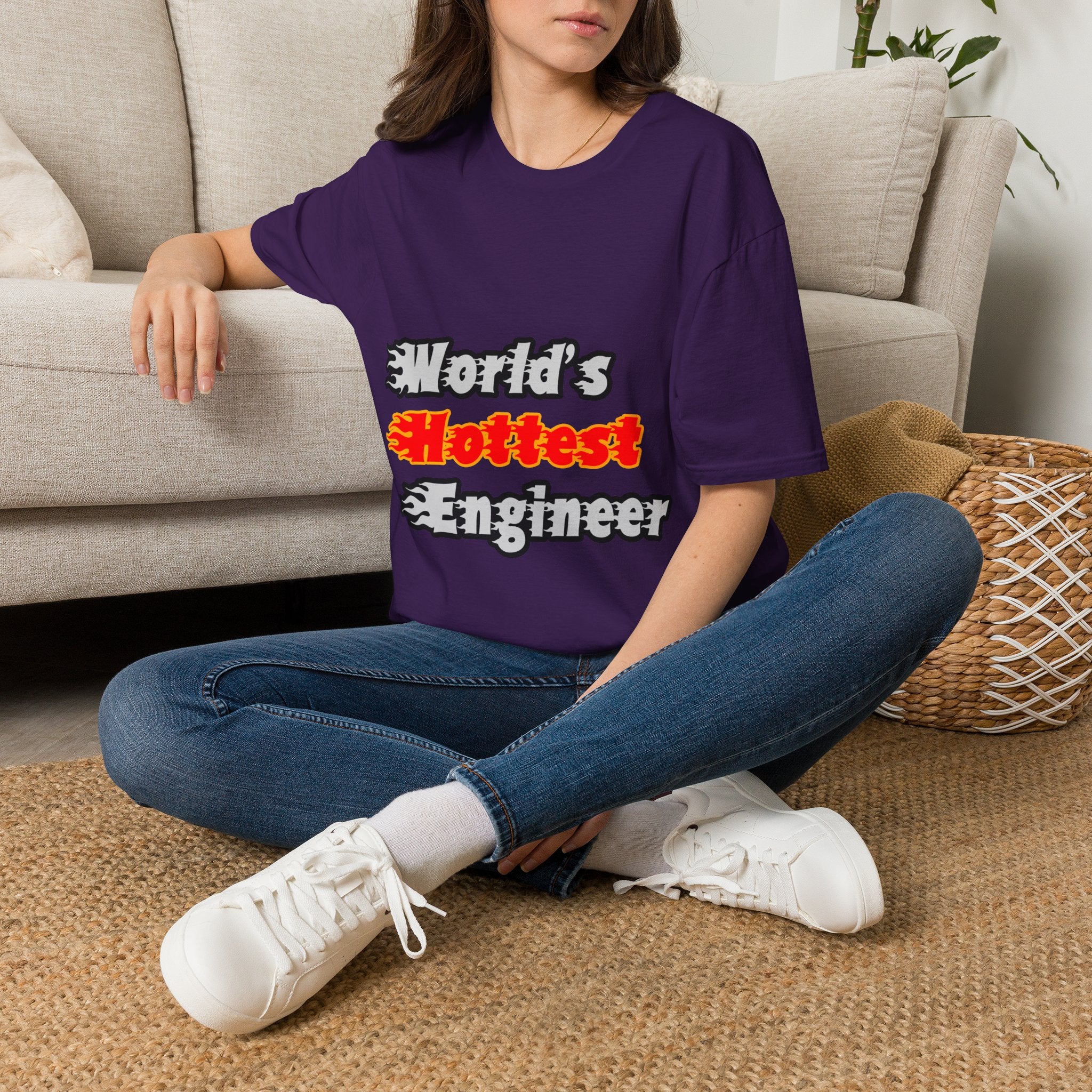 World's Hottest Engineer - Unisex Softstyle T-Shirt