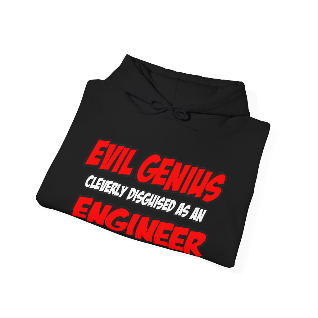 Evil Genius...Engineer - Unisex Heavy Blend™ Hooded Sweatshirt