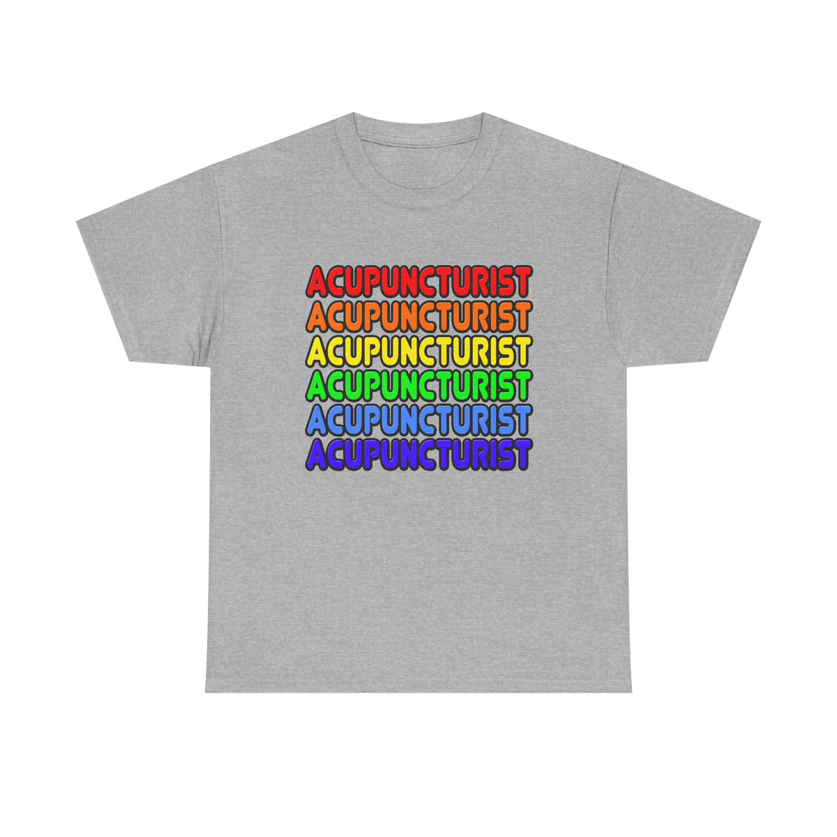 Rainbow Acupuncturist - Unisex Heavy Cotton Tee