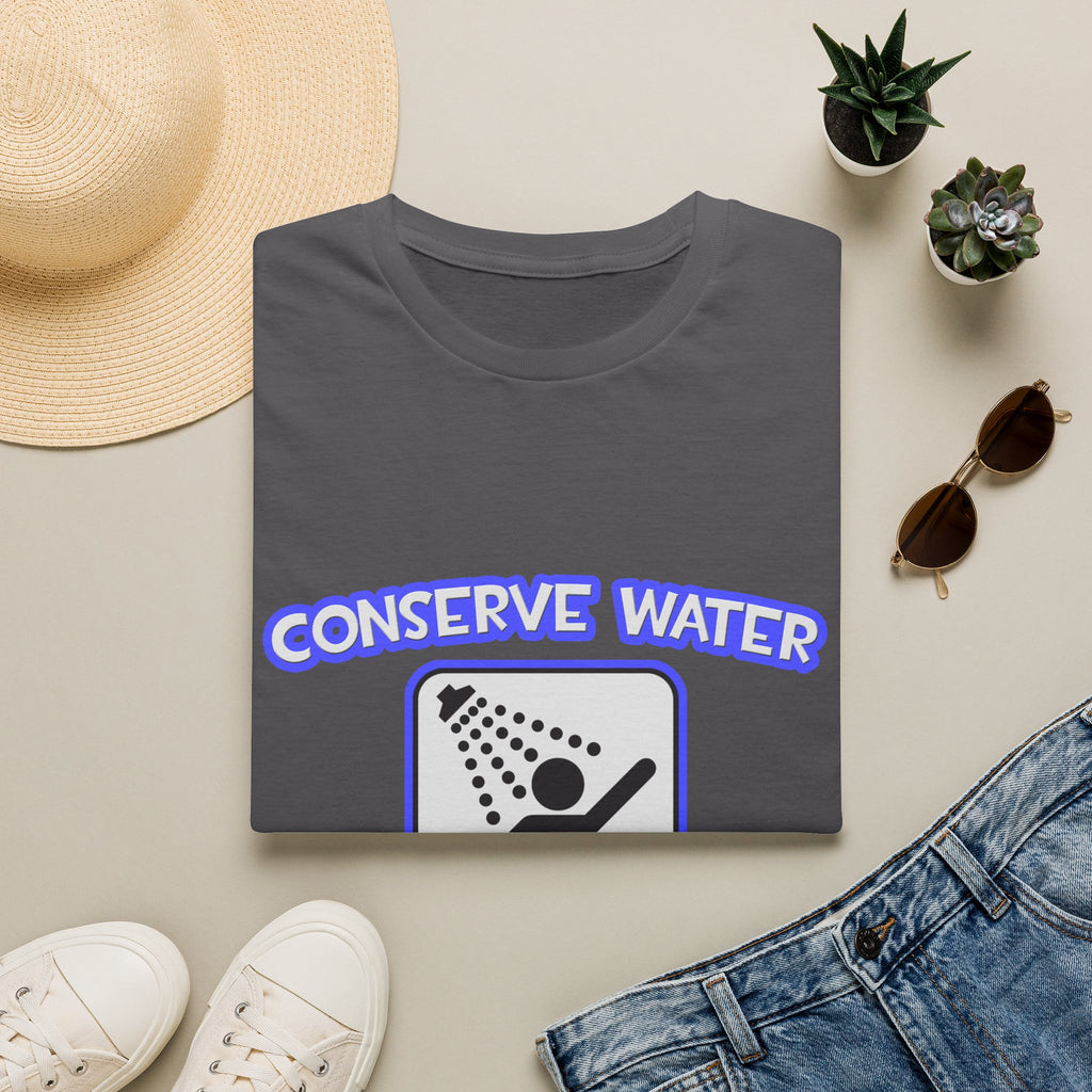 Conserve Water .. Shower With a Teacher - Unisex Softstyle T-Shirt